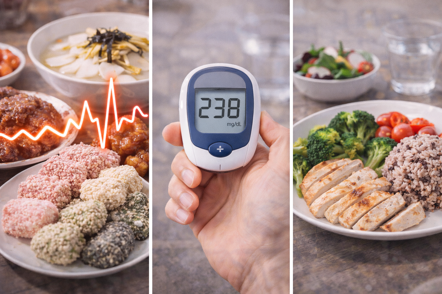 설 연휴 후 혈당 관리, 혈당스파이크 줄이는 실천 가이드 관련 사진