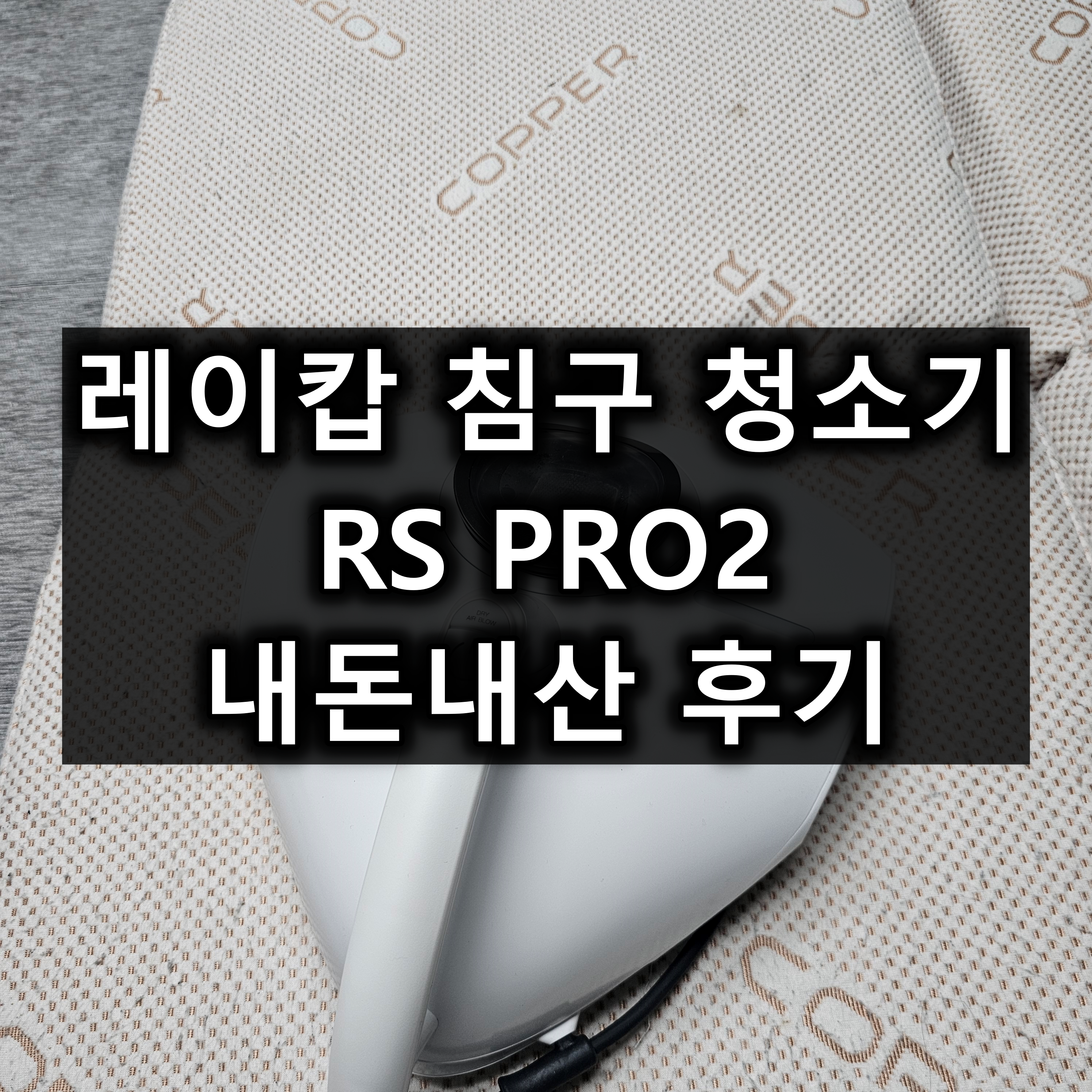 레이캅 침구청소기 RS PRO2 솔직 후기