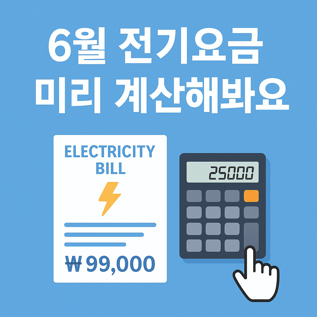 6월 전기요금 계산 썸네일