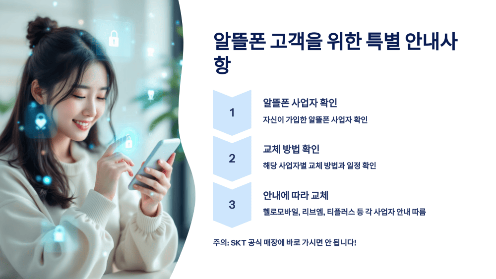 알뜰폰 고객을 위한 특별 안내사항