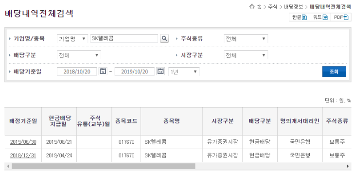 투자배당금