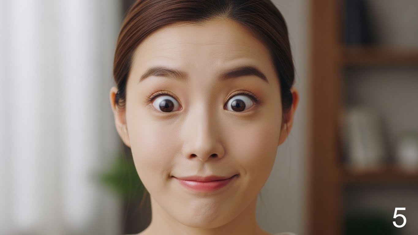 이마·미간 주름, 보톡스 없이 펴는 5분 페이스 요가 루틴