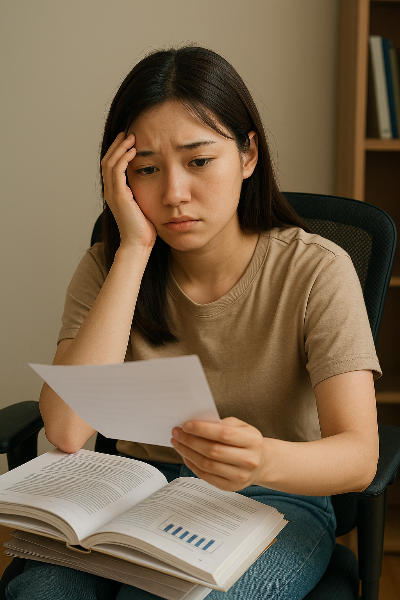 학자금 대출로 고민하는 사회초년생