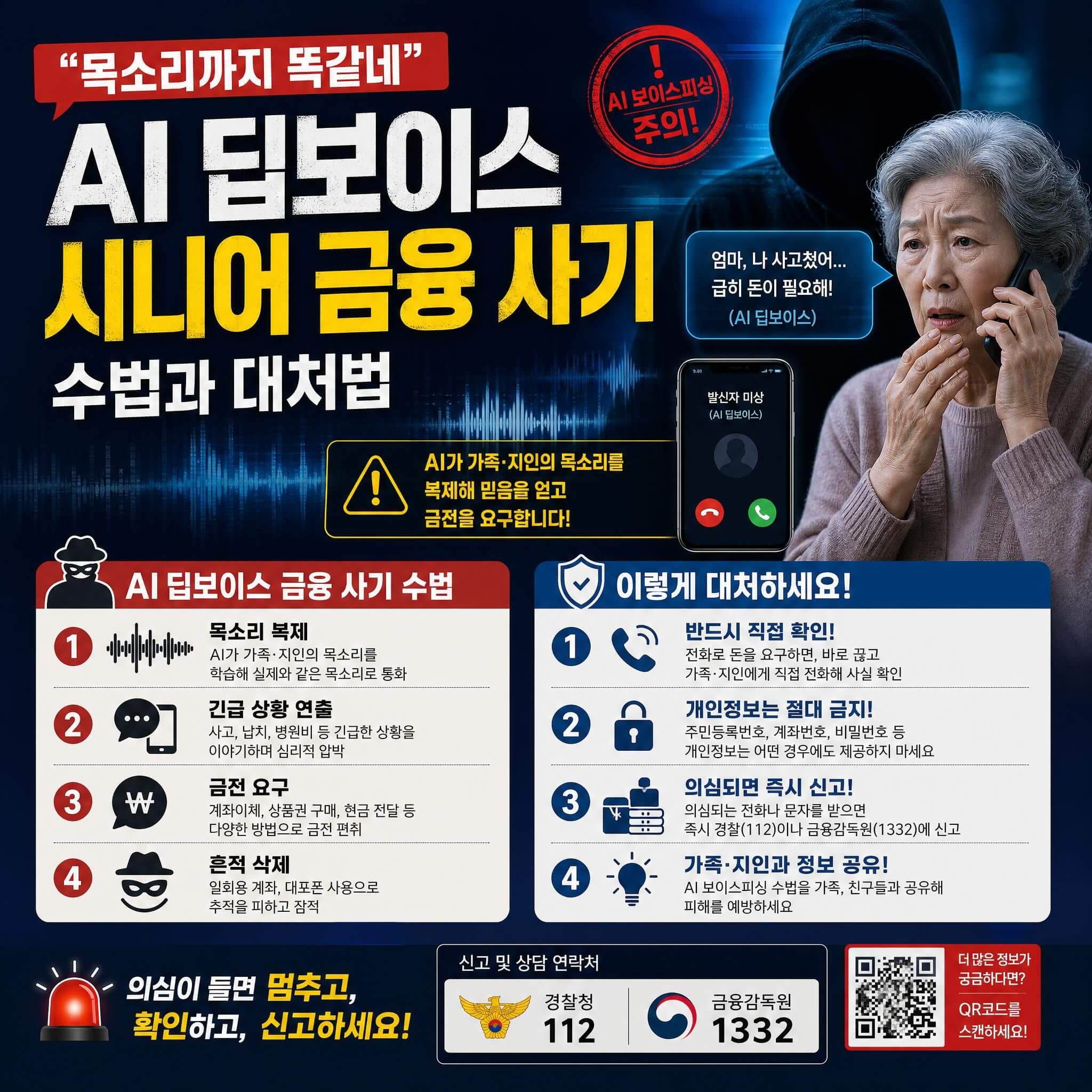 AI 딥보이스 시니어 금융 사기