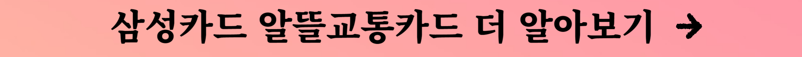 알뜰교통카드 신청 및 혜택