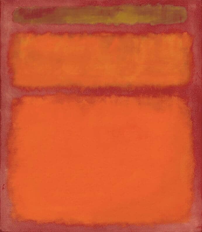 마크 로스코 (Mark Rothko), orange,red,yellow