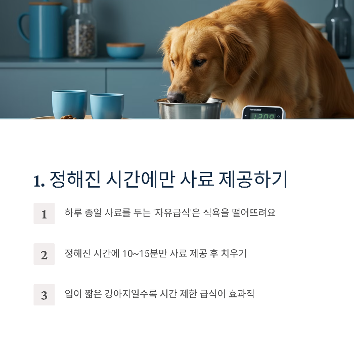 강아지 사료 안먹을 때
