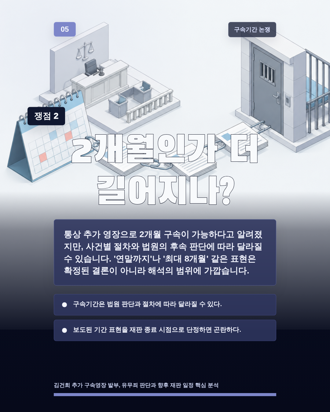 2개월인가 더 길어지나?