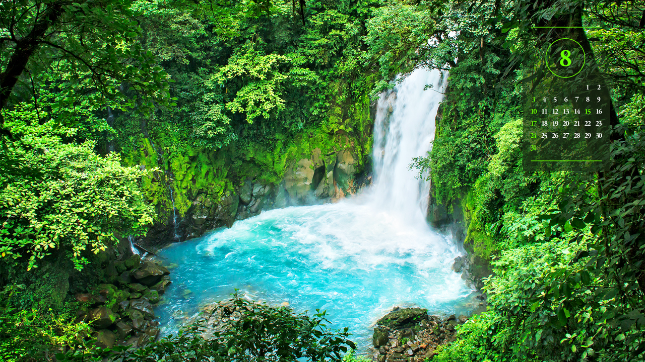 06 리오 셀레스테 폭포 A - 2025년8월 노트북배경화면