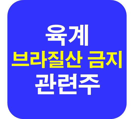 브라질 닭고기 수입금지 관련주