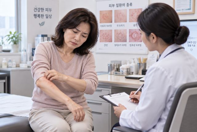 대상포진 초기 증상 통증과 가려움