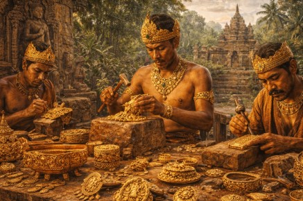 고대 말레이 반도 바유 문명의 금세공 문화