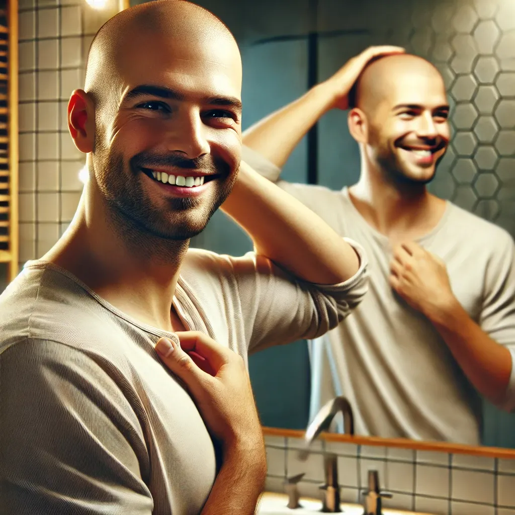 대머리가 되었지만 기분이 나쁘지 않은 꿈