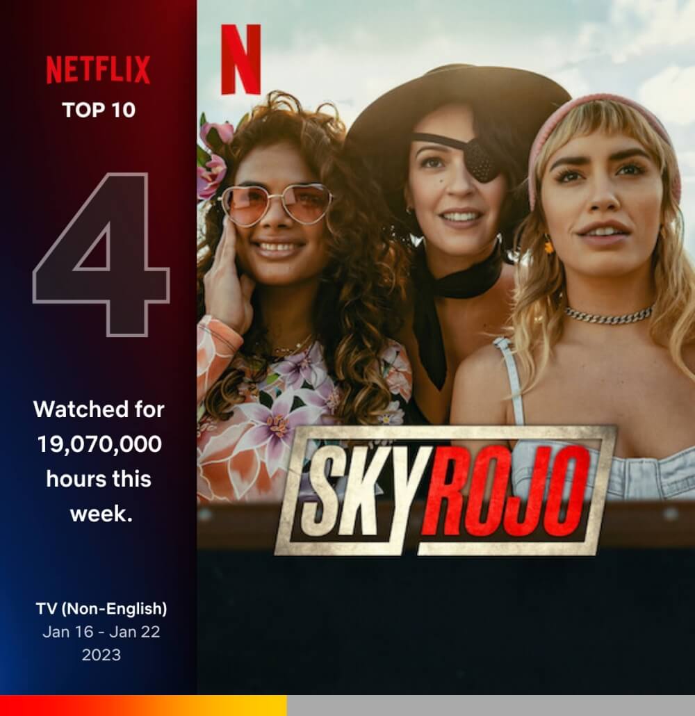 세명의 여자가 등장하는 스카이 로호 시즌3 포스터