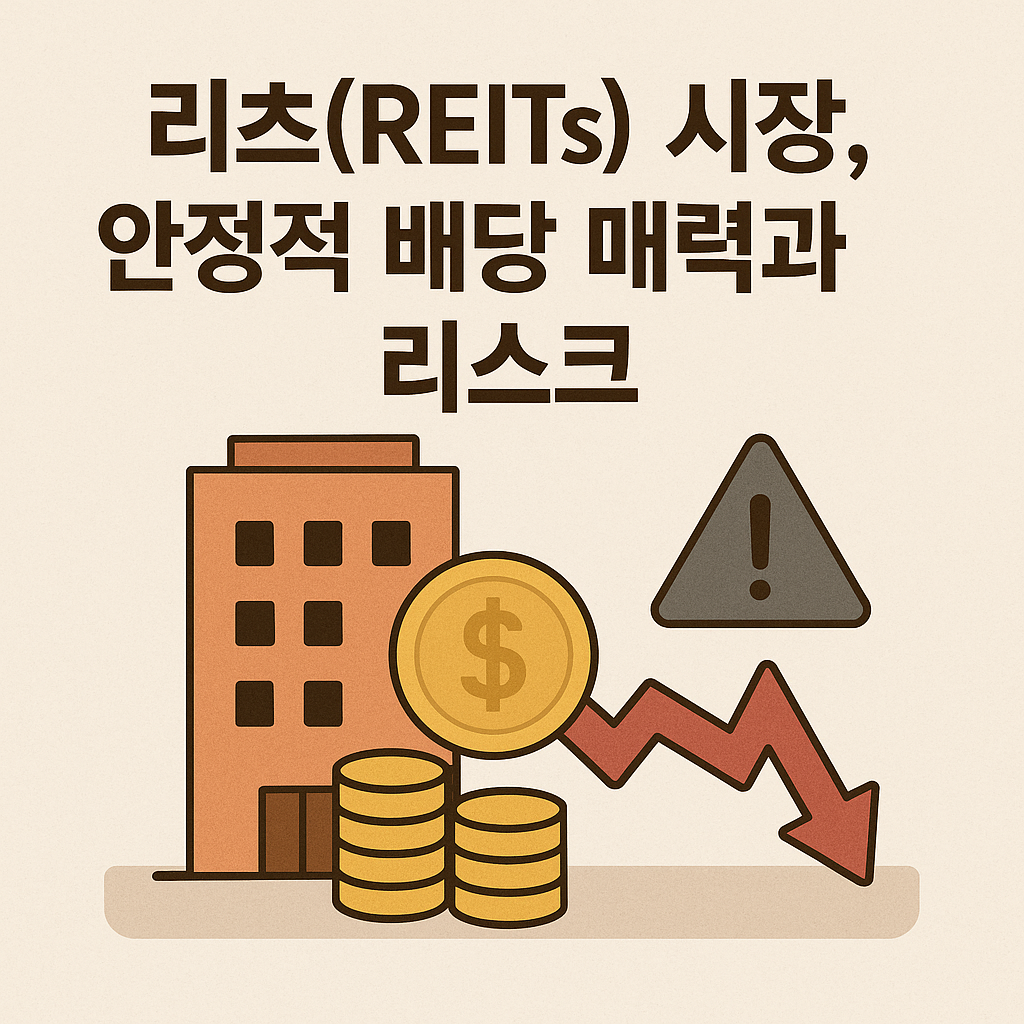 리츠(REITs) 시장, 안정적 배당 매력과 리스크