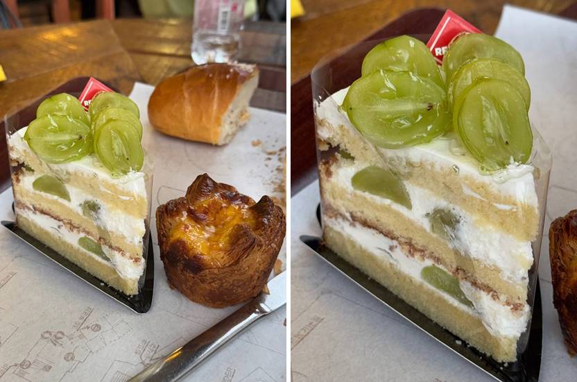 샤인머스켓 케이크