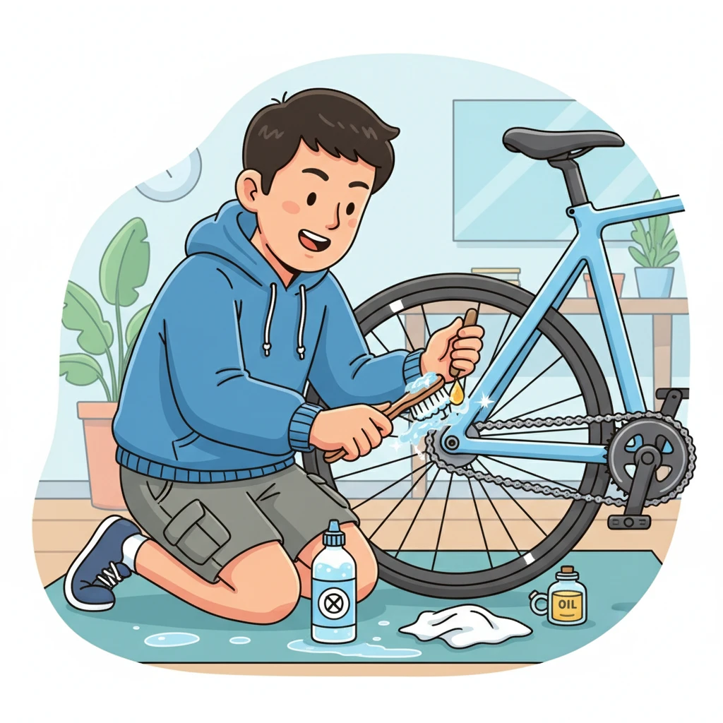 자전거 체인 성능 유지를 위한 황사 ..