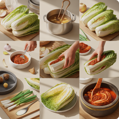 김장김치 맛있게 담는 법 이미지