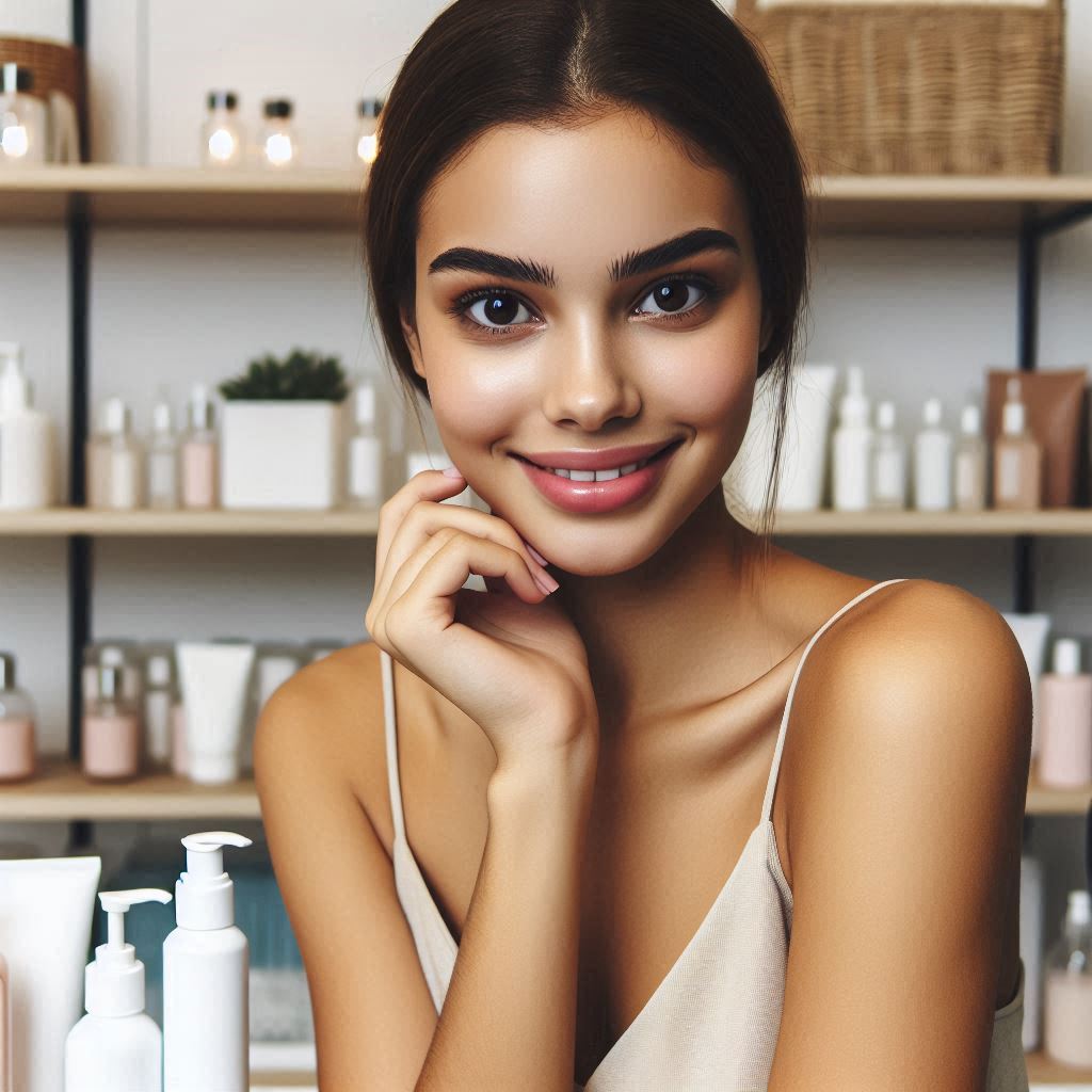 피부,체형관리 샵 배경