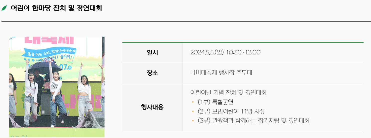 함평 나비축제