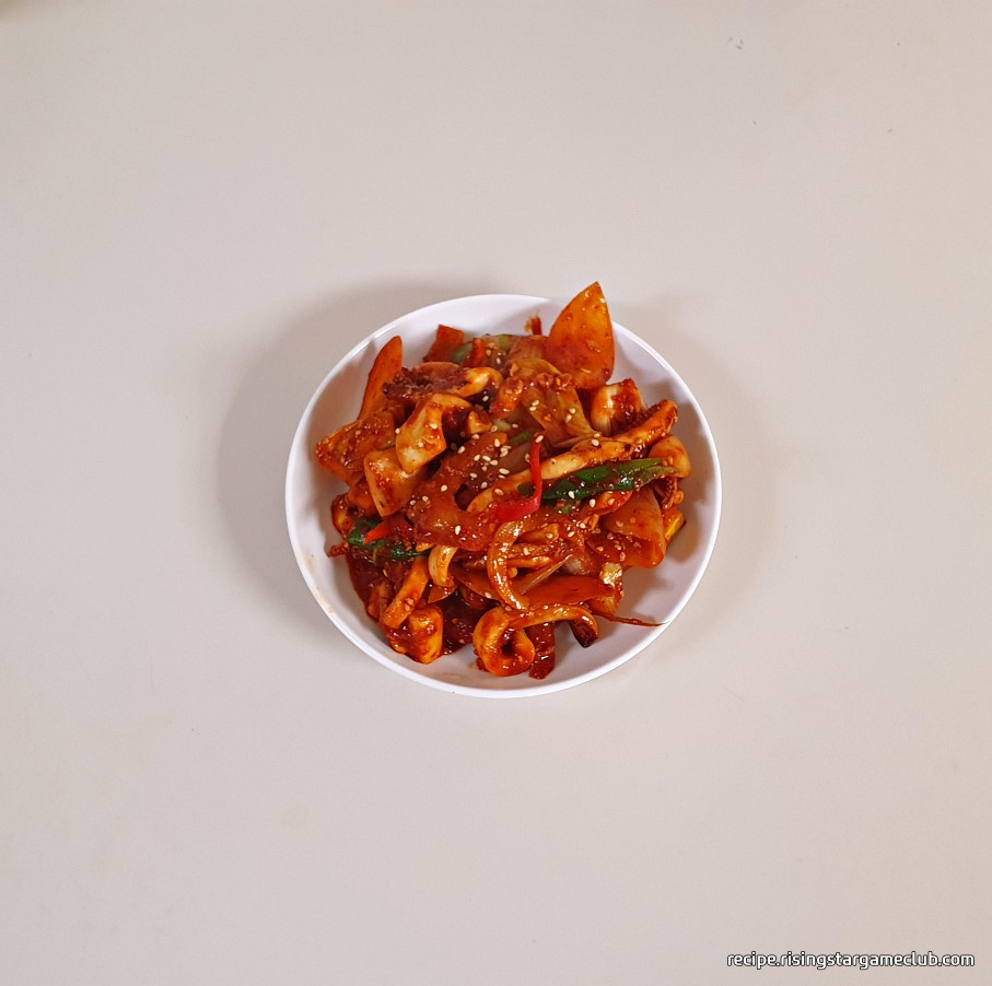 맛있는 오징어볶음 만들기