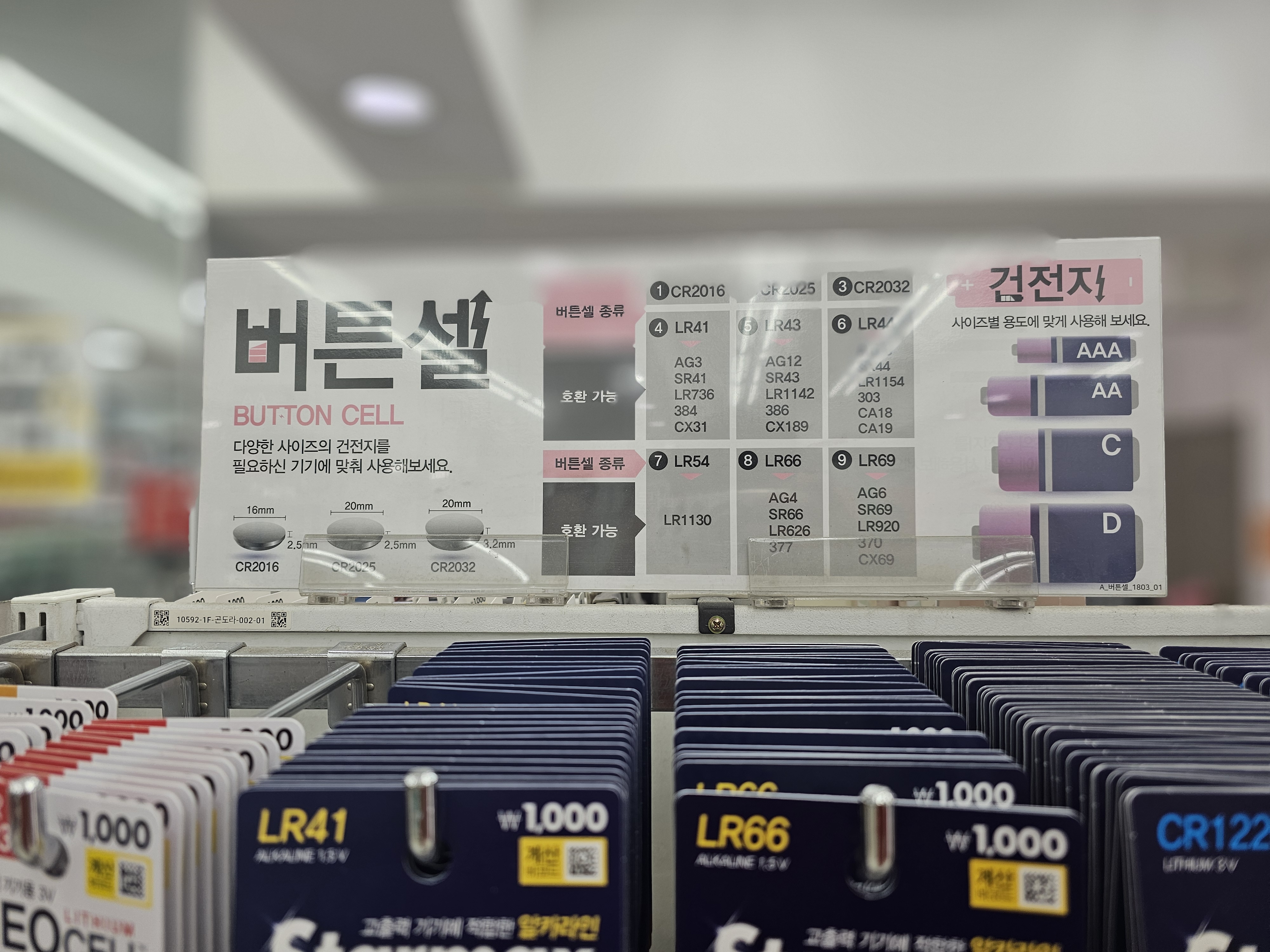 다이소 네오셀 건전지 사용 모습과 실제 구매 환경을 보여주는 이미지