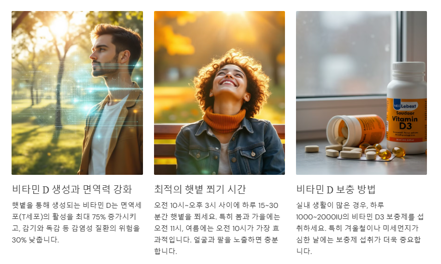 햇빛 쬐기
