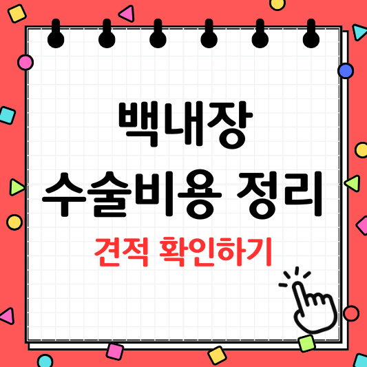 백내장 수술비용