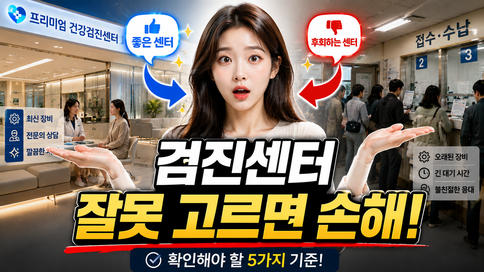 건강검진센터를 잘못 선택하면 비용과 시간을 낭비할 수 있습니다｜확인해야 할 5가지