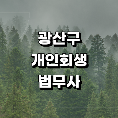 광주 광산구 개인회생 법무사