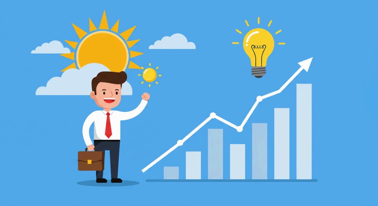 감정이 이성보다 의사결정에 영향을 주는 상황을 표현한 저울 일러스트