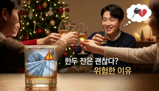 연말 술자리, “한두 잔은 괜찮다”가 위험한 이유
