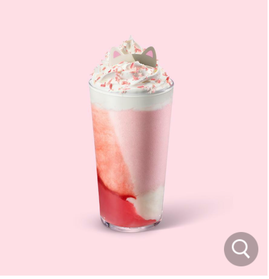 스타벅스 체리블라썸 백도 크림 프라푸치노