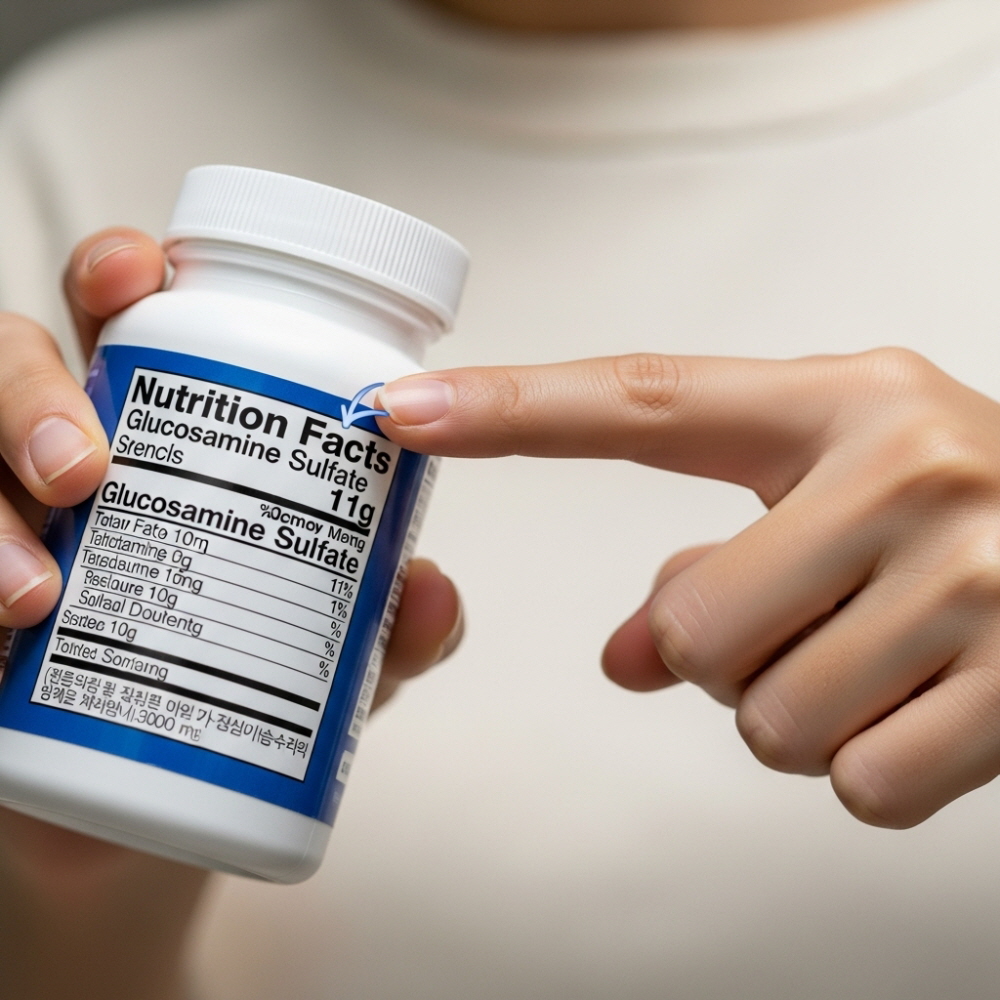 글루코사민 하루 복용량