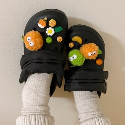 귤 장식으로 꾸민 크록스 1