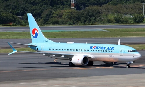 대한항공 여객기 접촉사고 눈 때문