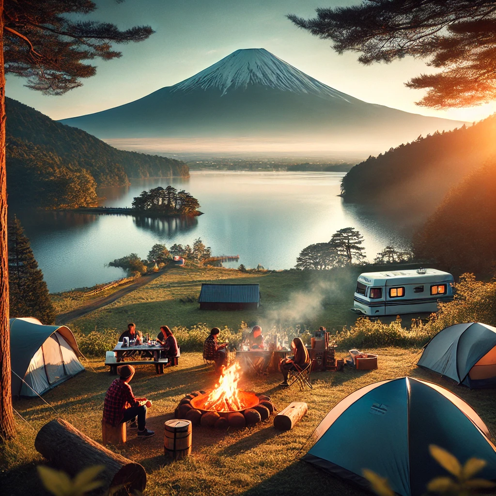 후지산 캠핑장
