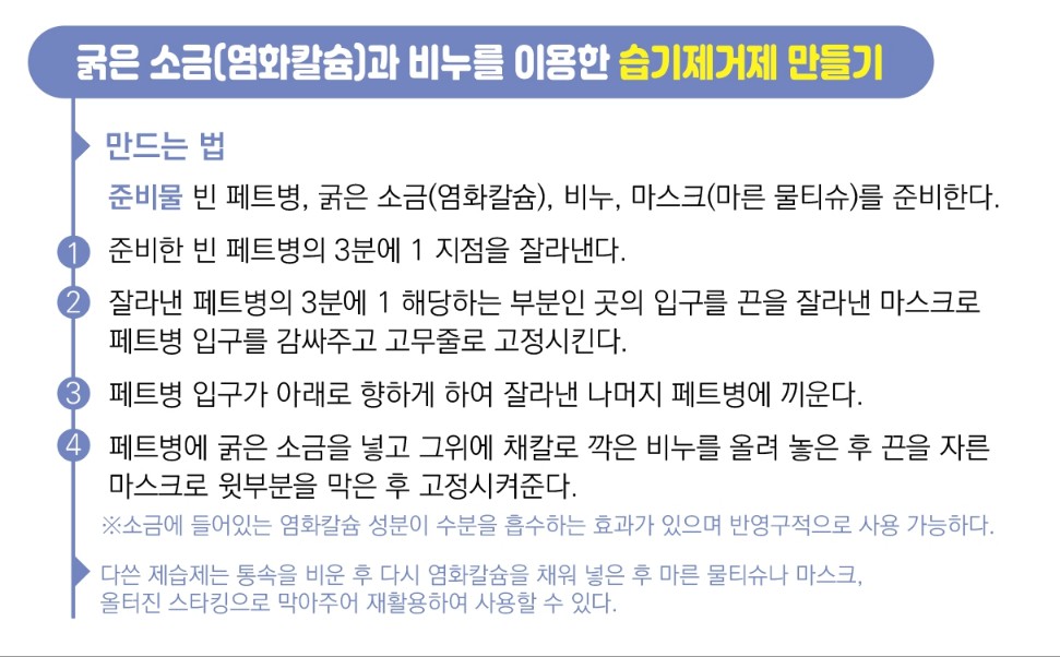 후덥지근한 습기 제거를 위한 방법들