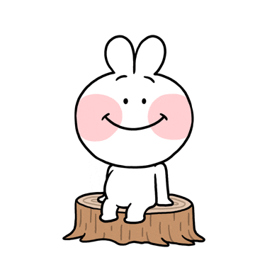 행복토끼 이모티콘