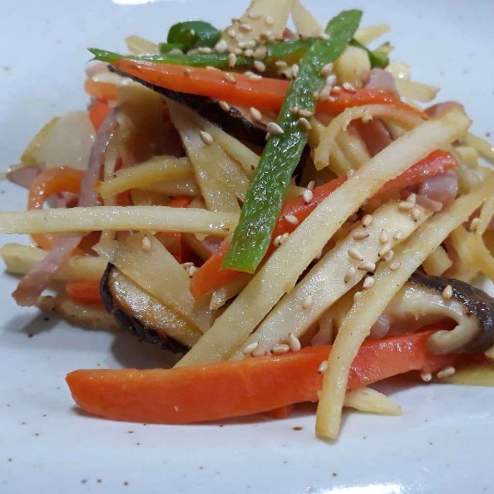 둥굴레야채볶음