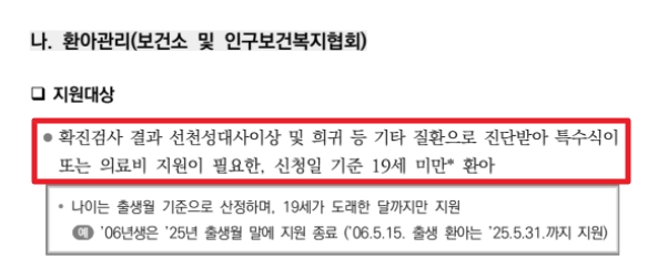 선천성 대사이상 검사지원금 신청방법