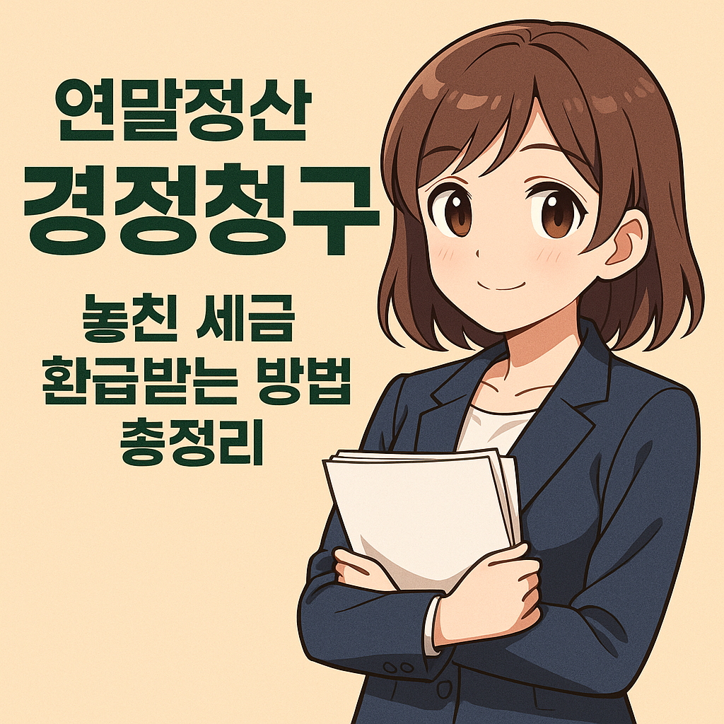 연말정산 경정청구로 놓친 세금 환급받는 방법 총정리