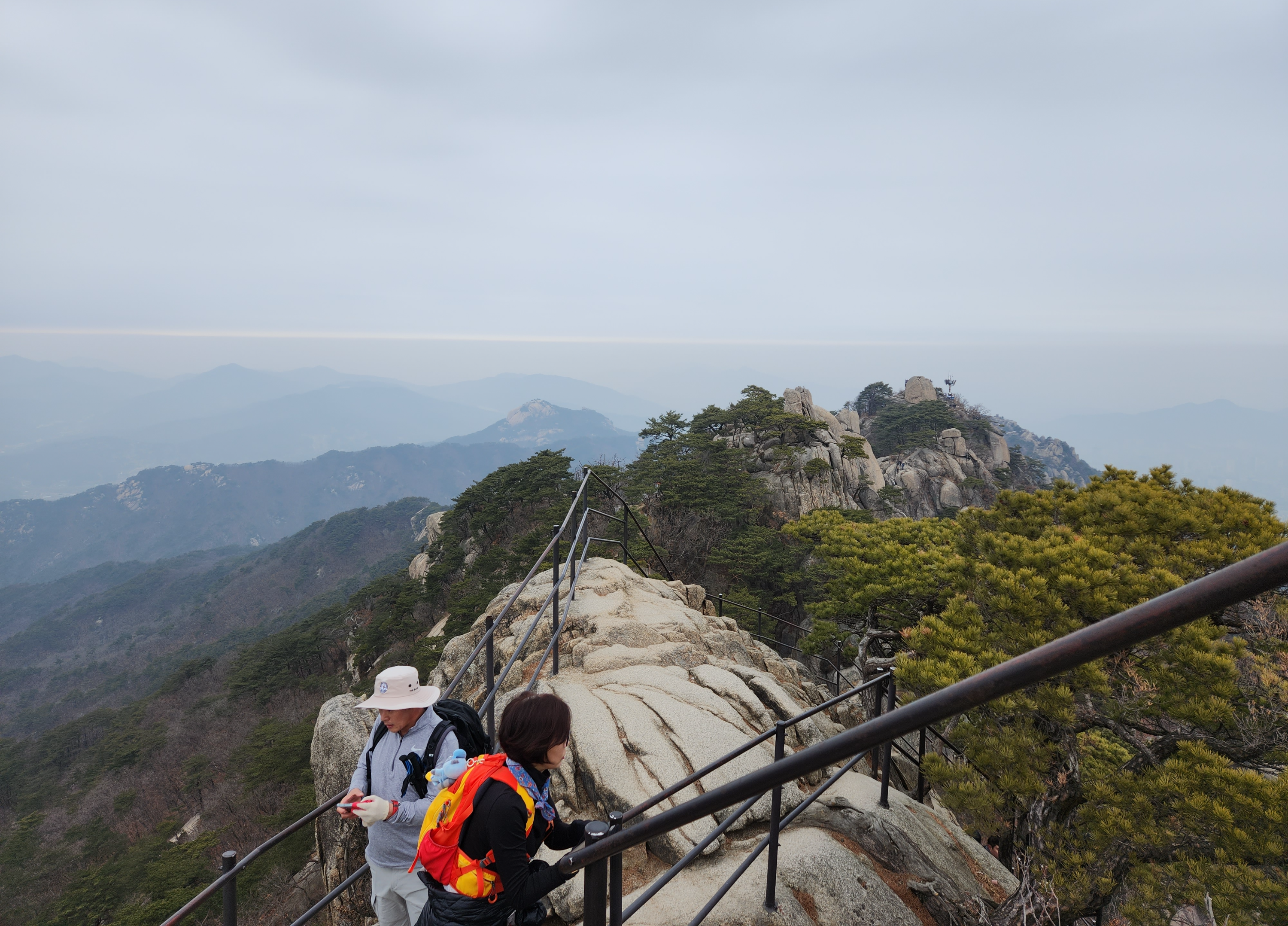 도봉산 정상 전망