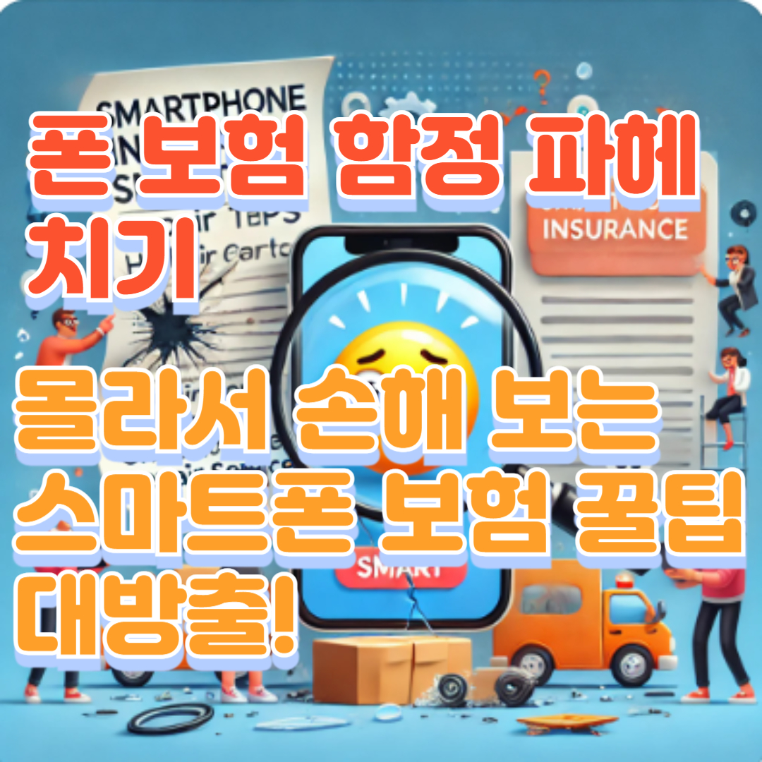 폰 보험 함정 파헤치기: 몰라서 손해 보는 스마트폰 보험 꿀팁 대방출!