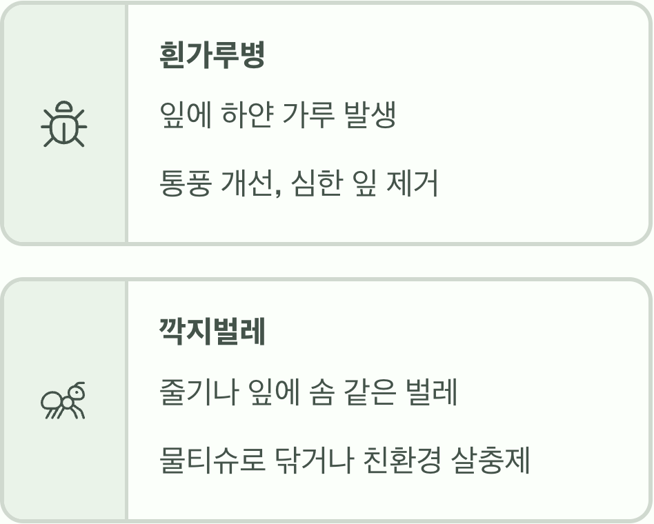 5. 병충해, 미리 알고 대처하기