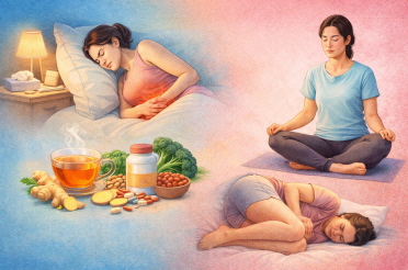 여성 생리통 벗어나기