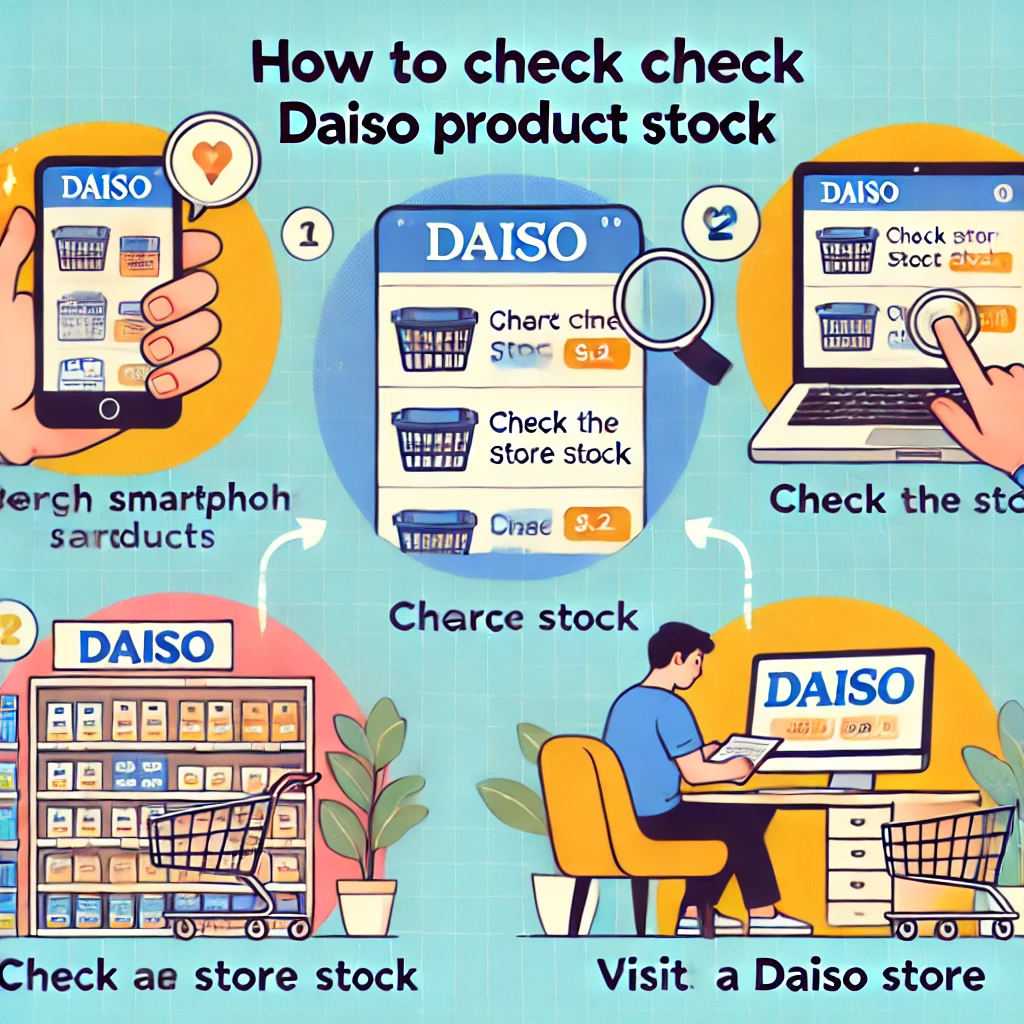 다이소 재고조회 품절확인 방법