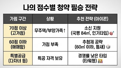 청약 당첨 전략