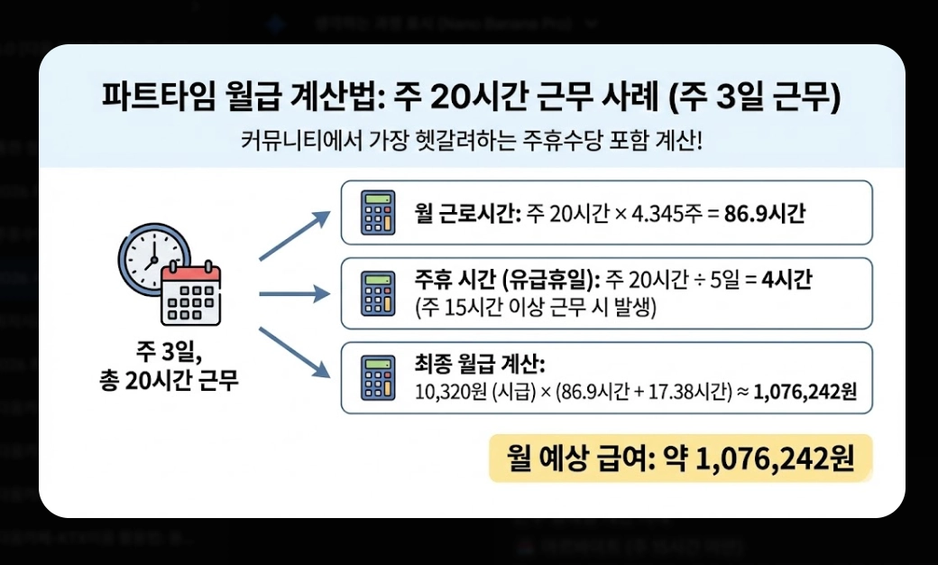 2026 시급 인상률 총정리 - 월급 계산부터 실수령액까지