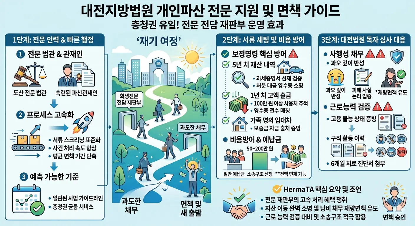 개인파산 대전지방법원 회생전문 기관 이미지
